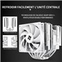 Thermalright Peerless Assassin 140 Refroidisseur de processeur à 6 caloducs AGHP, double ventilateur PWM 1500 tr/min, refroidiss