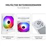 Thermalright TL-C12CW-S X5 Ventilateur de processeur ARGB 120 mm PWM Silent avec roulement S-FDB, vitesse de rotation jusqu'à 15