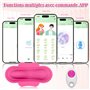 Wearable Vibromasseurs Sex Toýs Femme Clitoridien Puissant à Distance Oeuf Bullet Bluetooth Vibrateur Télécommandé avec10 Modes