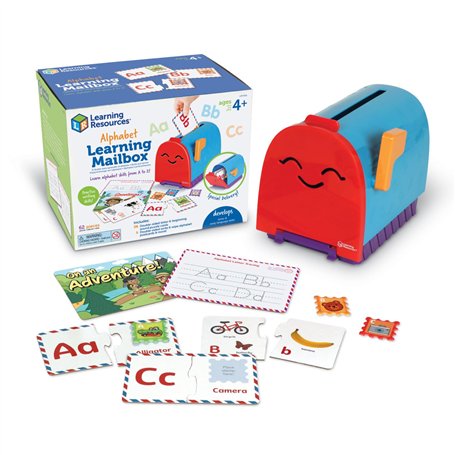 Learnng Resources Boîte aux Lettres d'apprentissage de l'alphabet