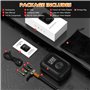 Onherm Pompe à air pour Schrad Compresseur à Air Portatif 6000mAh, Mini Gonfleur Electrique 10,3Bar/ 150PSI, Gonfleur Pneu Voitu