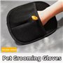 gants d'épilation d'animaux pour chien et chat