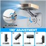 Support Mural Pliable pour Projecteur Rotation à 360°