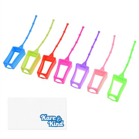 Kare & Kind 7X Étuis de Protection en Silicone pour Les désinfectants des Mains (vides)