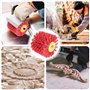 Brosses abrasives : grain 80, largeur 100 mm – Ø 120 mm | Rouleau abrasif adapté au rouleau abrasif, brosse en nylon pour machin