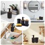 Ensemble d'accessoires de salle de bain, 5 pièces, accessoires décoratifs pour salle de bain, porte-brosse à dents, gobelet, dis