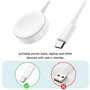 Chargeur pour Apple Watch, Chargeur Magnétique Rapide Sans Fil USB C pour iWatch, Câble de Charge Portable de Type C de 1m pour 