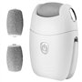 Râpe électrique puissante pour callosités - Appareil de soin des pieds rechargeable avec 3 rouleaux de rechange - Râpe électriqu