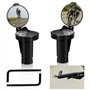 Nizirioo Rétroviseurs Pliables pour Guidon de Vélo - 2 Pièces HD