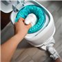 Lot de 6 recharges pour poubelle à couches - Compatible avec Korbell - 16 l - Pour poubelle à couches - 10 m de long - Inodore