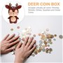 SUPVOX Tirelires CréAtive En Forme De Cerf Pour Enfants - Tirelires Cartoon DéCorative En Plastique - IdéAl Pour Cadeaux D'Anniv