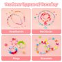 WEVOL 700+pcs Perles pour Bracelet, Kit Perles Fabrication Bijoux Enfant Jouets Filles de 5 à 12 Ans, Coffret Perles Cadeaux de 