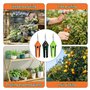 3 Pièces Secateur de Jardin,Secateur Acier Inoxydable,Ciseaux Bonsai Précision Plage de CoupeØ5mm,Cisaille de Jardin pour Branch