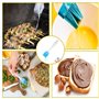 Pinceau Cuisine, Silicone Grill Brush, Pinceau de Cuisine, Pinceau Patisserie, Silicone Pinceau, pour Barbecue Gâteaux Cuisson