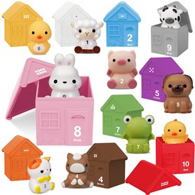 Joozmui Animaux Jouet Enfant 3 Ans, Jouet Bebe 3 Ans Jeux Educatif Montessori Jouet Bebe 36 Mois Jouet Fille 3 Ans Cadeau Bebe 3 Joozmui Animaux Jouet Enfant 3 Ans