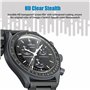 Stanchev Protecteur en cristal pour Moonswatch,protecteur d'écran en TPU souple et anti-rayures compatible avec Swatch Omega Moo