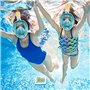 mizikuu Masque de plongée, Masque de Plongée Enfants Intégral Full Face Mask Masque Snorkeling Pliable 180°View Anti-Buée et Ant