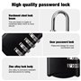 mizikuu Lot de 6 Cadenas à Combinaison de 4 Chiffres, Petit Cadenas a Code Serrure Combinée Numero Cadenas Code pour Casier, Gym