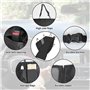 4 en 1 Housses de Siège d'auto pour Chien, Protection Chien Universelle avec Fenêtre de Visualisation, Imperméable Antidérapant