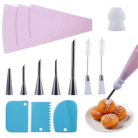 5 Douilles Pâtisserie Petit Choux