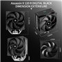 Thermalright Assassin X 120R Refroidisseur d'air numérique noir pour processeur, vitesse 2000 tr/min, ventilateur PWM silencieux