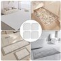 8 Pièces Rug Grippers Anti Derapant Tapis Antidérapant Tapis Grippers Vacuum Tech Anti Glisse Tapis Gardez Votre Tapis en Place