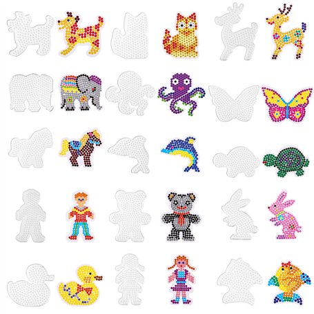 Zhufas Lot de 15 Plaque Perle a Repasser