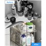 Ixydor Organisateurs sous Évier, Rangement sous Evier 2 Niveaux, Lot de 2 Rangement sous Évier, Lot de 2 Coulissant Rangement so