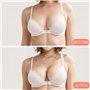 Auftl Soutien-gorge adhésif double face - Soutien-gorge adhésif - Grande poitrine - Coussinets push-up autocollants pour femmes 