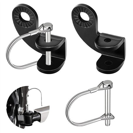 Attache Remorque Velo pour Enfant Attache-remorque Universelle pour Vélo 2 Pcs Support Attache Attelage Remorque Accessoire Velo