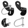 Attache Remorque Velo pour Enfant Attache-remorque Universelle pour Vélo 2 Pcs Support Attache Attelage Remorque Accessoire Velo