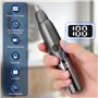 Brencco Tondeuse Nez Homme, 4 en 1 Tondeuse Nez Oreilles Homme Femme IPX7, USB Rechargeable Pour Affronter Oreilles Barbe Sourci