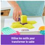 KINETIC SAND SABLE MAGIQUE - ULTIMATE SANDISFYING SET 907 G + 10 MOULES - Créez Différentes Formes Hypnotisantes avec Ce Sable M
