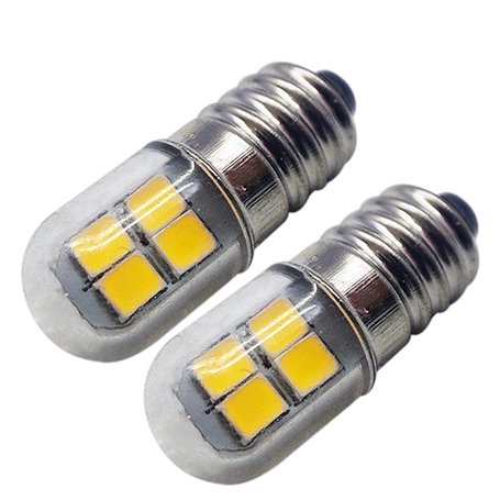Ruiandsion Lot de 2 ampoules LED E10 4
