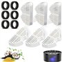 Lot de 6 filtres pour fontaine à chat + 6 filtres en mousse pour la fontaine à boisson pour chat