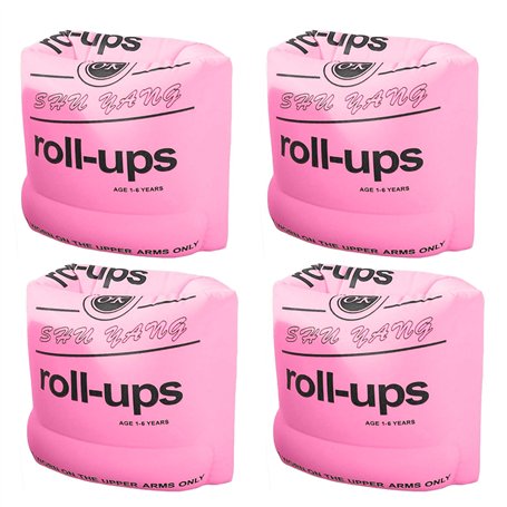 LUMOOM Lot de 2 paires de brassards gonflables pour enfants - Aide à la natation douce - Pour apprendre à nager - Double airbag