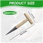 LUMOOM Outils de plantation de bulbes en bois - Avec calibrage et poignée en bois - Outils de jardinage traditionnels - Distribu