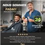 Fagaci Tondeuse à Cheveux Électrique Professionnelle Sans Fil avec une Coupe Extrêmement Fine, Pour Hommes