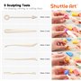 Shuttle Art 112 PCS Kit Pâte Polymère Petits Blocs, 95 Couleurs Uniques & Plus de Couleurs Courantes de Polymere Clay, 5 Outils 