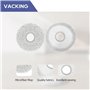 VACKING Pièces de rechange compatibles avec Ecovacs Deebot T20 Omni / T20e Omni Accessoires, 1 brosse principale, 2 filtres HEPA