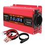 LVYUAN Convertisseur 12V 220V 230V 1500W DC à AC convertisseur de Puissance Voiture Onduleur Transformateur, LCD Display