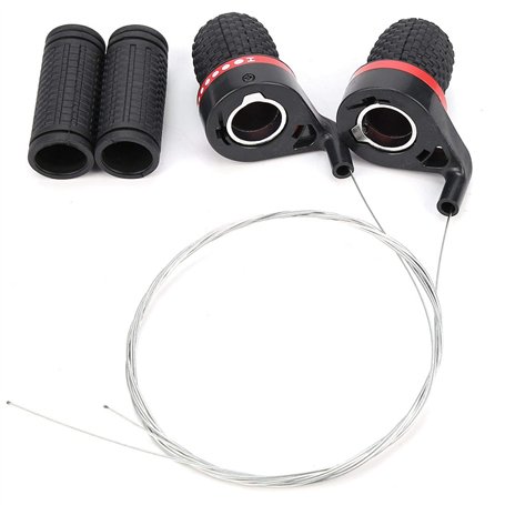 Vélo Vitesse Shifter VTT Vitesse Dérailleur Poignée Grip Câble De Changement De Vitesse