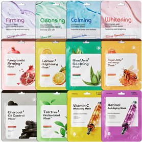 nailgeler 12 pièces Masques Tissus Hydratants