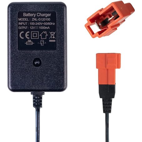 Chargeur de Batterie 12 Volts pour Jouets à roulettes Chargeur de Voiture à roulettes 12 Volts pour Enfants