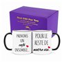 Ensemble de tasses à café 'Prenons un café ensemble pour le reste de nos vies'