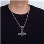Collier Marteau De Thor, Collier Pour Homme, Collier Viking, Collier Homme Acier Inoxydable, Colliers Pendentif Viking, Collier