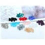 perle en verre à facette multi-couleur AB Perles dans une Boîte pour Bracelets