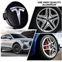 Kit d'enjoliveurs pour Tesla : kit d'enjoliveurs pour Tesla Model 3, accessoires, écrous de roue avec logo Tesla pour modèle Y, 