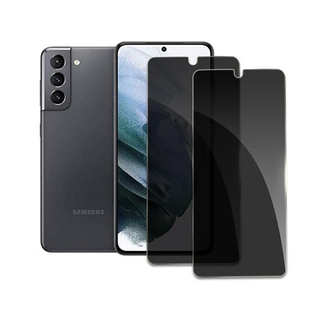 2pcs Verre Trempé Anti Espion pour Samsung Galaxy S21