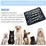 Gentpovth Ciseaux Toilettage Chien Professionnel, Kit Ciseaux de Toilettage pour Chat Animaux, ciseaux à effiler pour animaux de